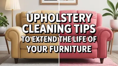 Upholstery Cleaning Tips to Extend the Life of Your Furniture