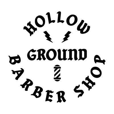 Hollow Ground Barber Shop logo