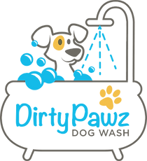 Dirty Pawz Self-Serve Dog Wash logo