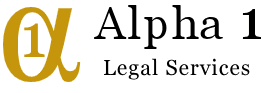 Alpha 1 Legal Services logo