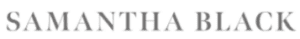 Samantha Black Photography logo