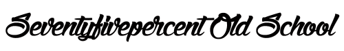 75% Old School logo