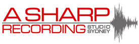 A Sharp Recording Studio logo