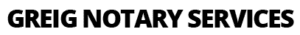 AW Greig Public Notary logo