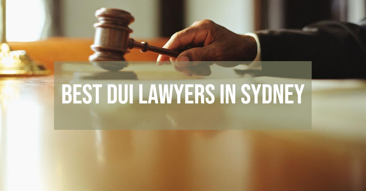 Best Dui Lawyers In Sydney (2026)