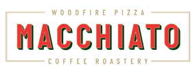 Macchiato Wood Fire Pizza and Coffee Roasters logo