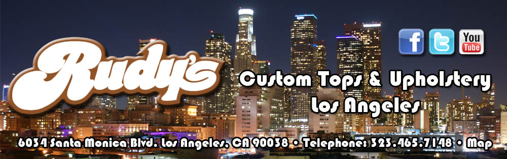 Rudy’s Custom Tops & Upholstery logo