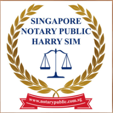 Singapore Notary Public HARRY SIM logo