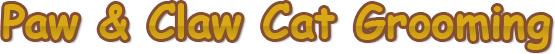 Paw & Claw Cat Grooming logo