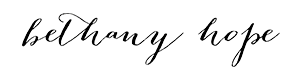 Bethany Hope Photography logo