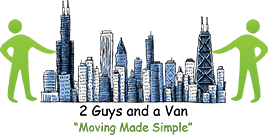 2 Guys and a Van Movers Chicago logo