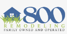 800 Remodeling logo