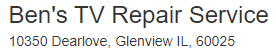 Ben’s TV Repair Service logo