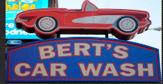 Bert’s Car Wash logo