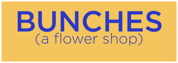 Bunches (a flower shop) logo