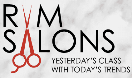 RVM SALONS logo