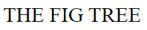 The Fig Tree logo
