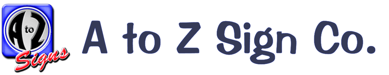 A to Z Sign Company – Houston Signs for Business logo