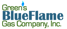 Green’s Blue Flame Gas logo