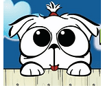 Peek-A-Boo Dog Grooming logo
