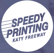 Speedy Printing Katy Freeway logo