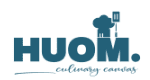 HUOM. Culinary Canvas logo