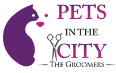 800-GROOM Pets in the City Mobile Grooming logo