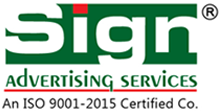 Sign Advertising Services Glow ACP 3D LED Acrylic Brass Sign Board Manufacturers in Delhi Noida NCR logo