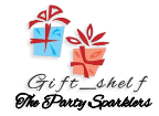 Gift Shelf (The Party Sparklers) Balloon Decoration logo