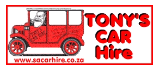 Tony’s Car Hire logo