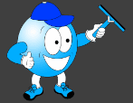 WE WASH WINDOWS logo