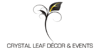 CRYSTAL LEAF DECOR & EVENTS logo