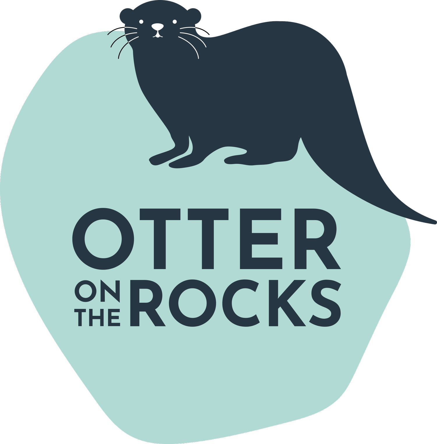 Otter on the Rocks logo