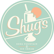 Shug’s Soda Fountain and Ice Cream logo
