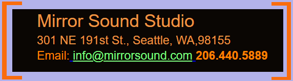 Mirror Sound Recording Studio logo