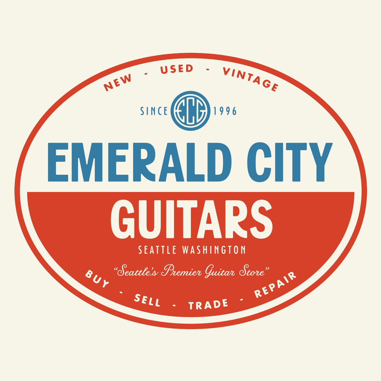 Emerald City Guitars logo