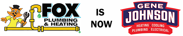 Fox Plumbing, Heating & Cooling (now a Gene Johnson company) logo