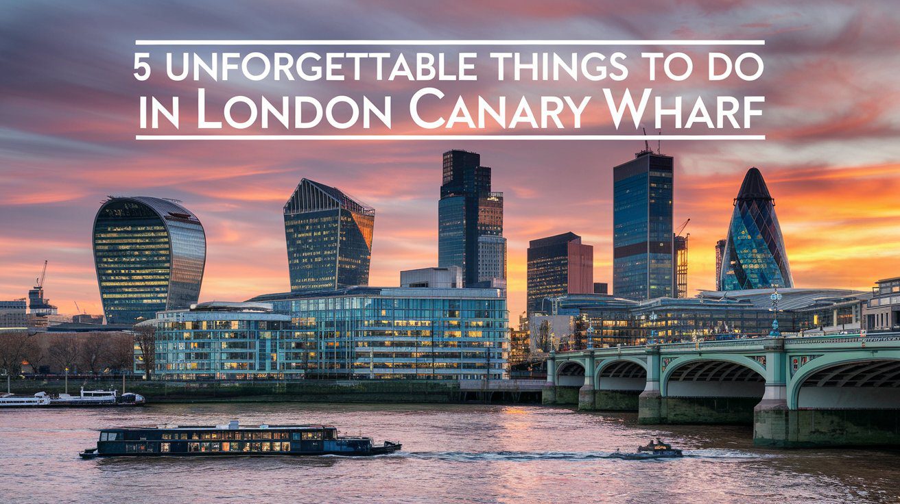 5 Unforgettable Things to Do in London Canary Wharf