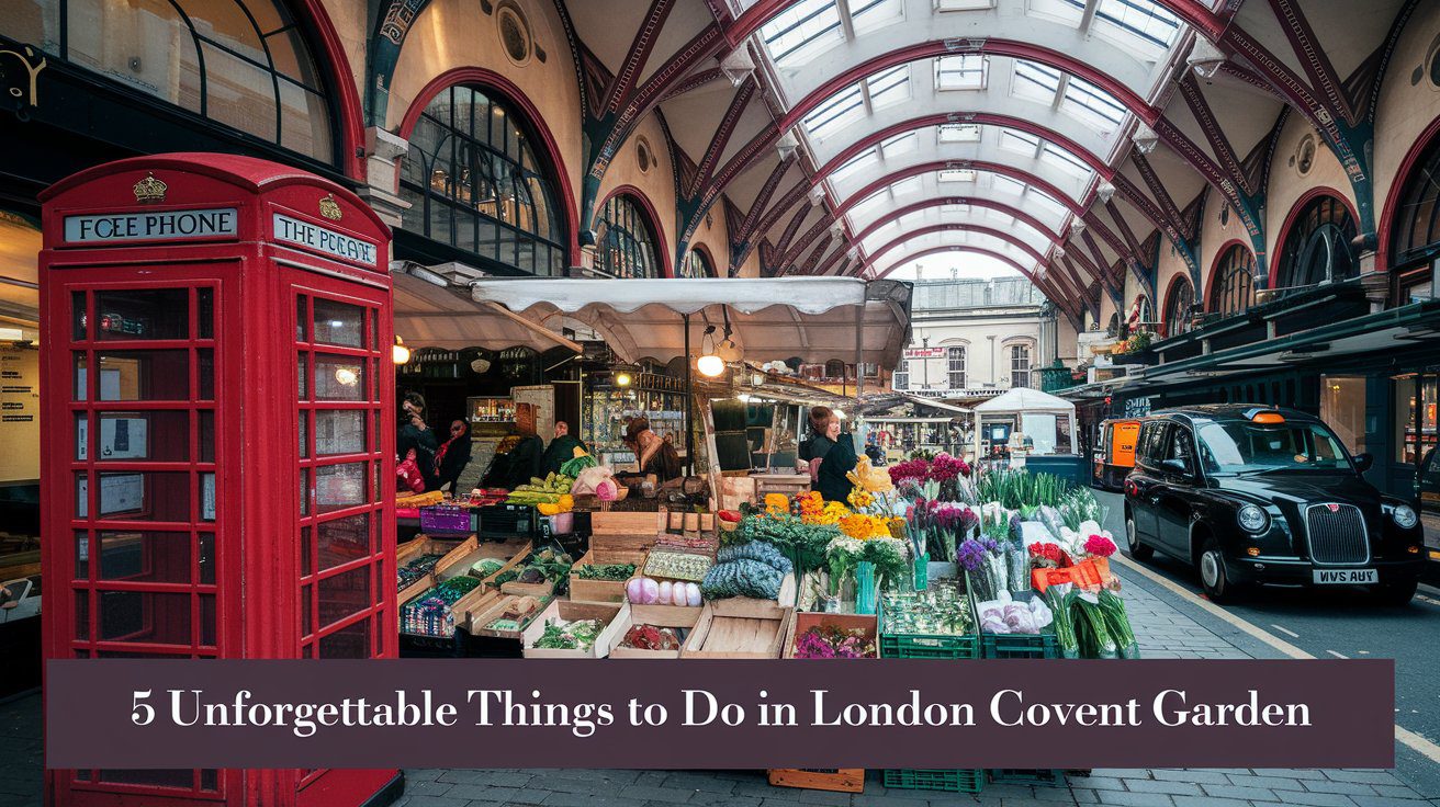 5 Unforgettable Things to Do in London Covent Garden