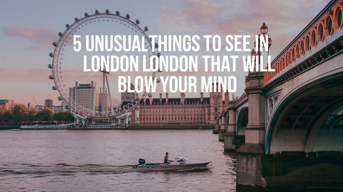 5 Unusual Things to See in London That Will Blow Your Mind