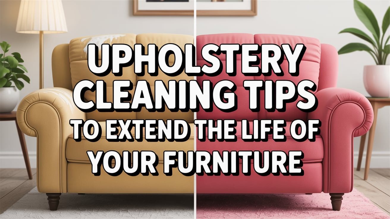 Upholstery Cleaning Tips to Extend the Life of Your Furniture