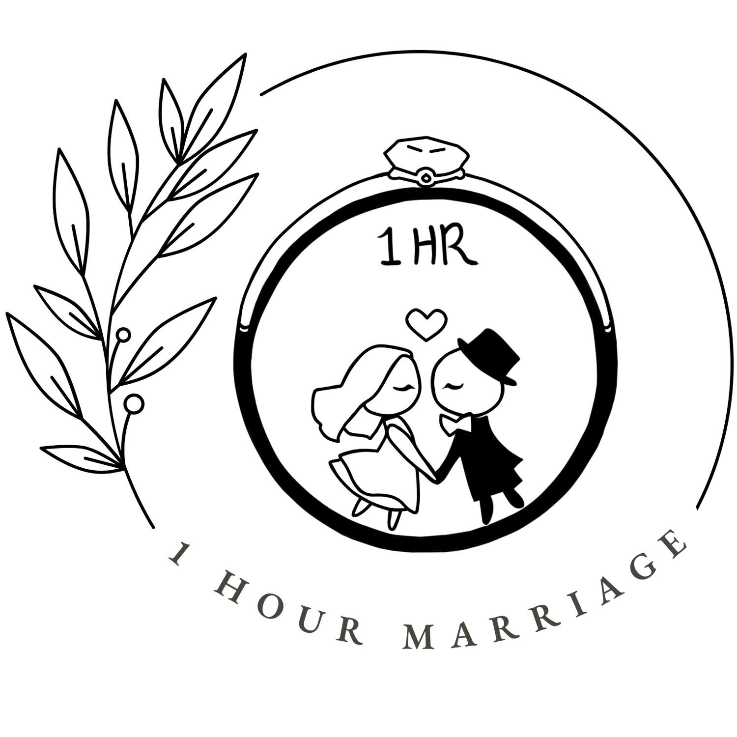 1 Hour Marriage logo