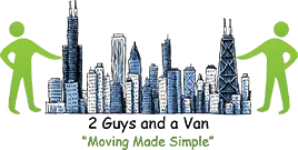 2 Guys and a Van Movers Chicago logo