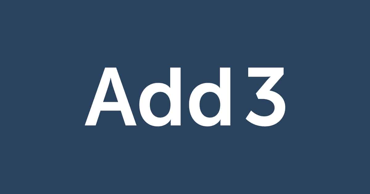 Add3 logo