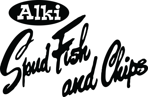 Alki Spud Fish & Chips logo