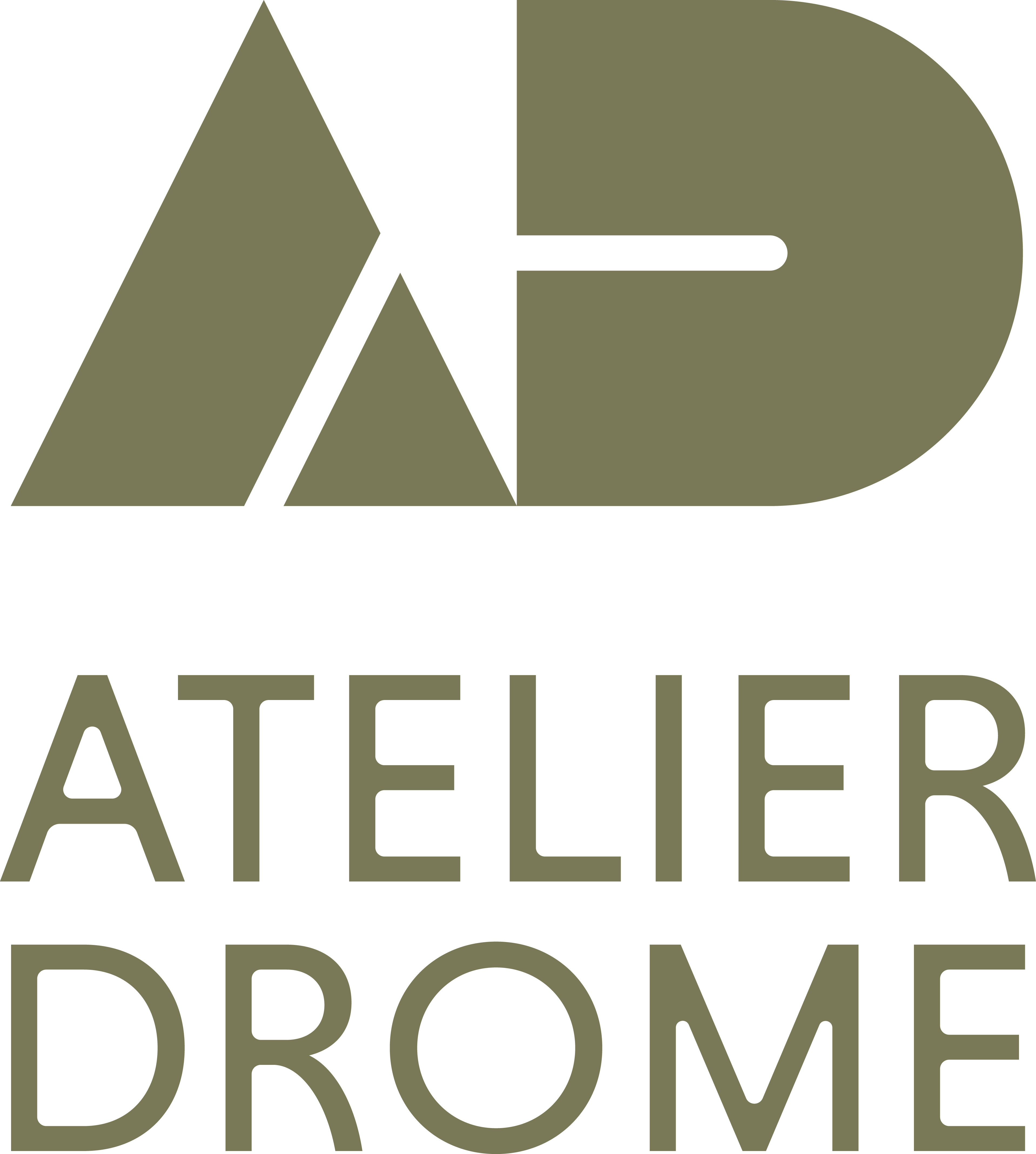 Atelier Drome | architecture. interior design. branding. logo