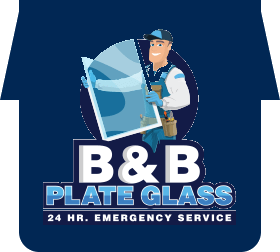 B&B Plate Glass logo