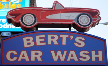 Bert’s Car Wash logo