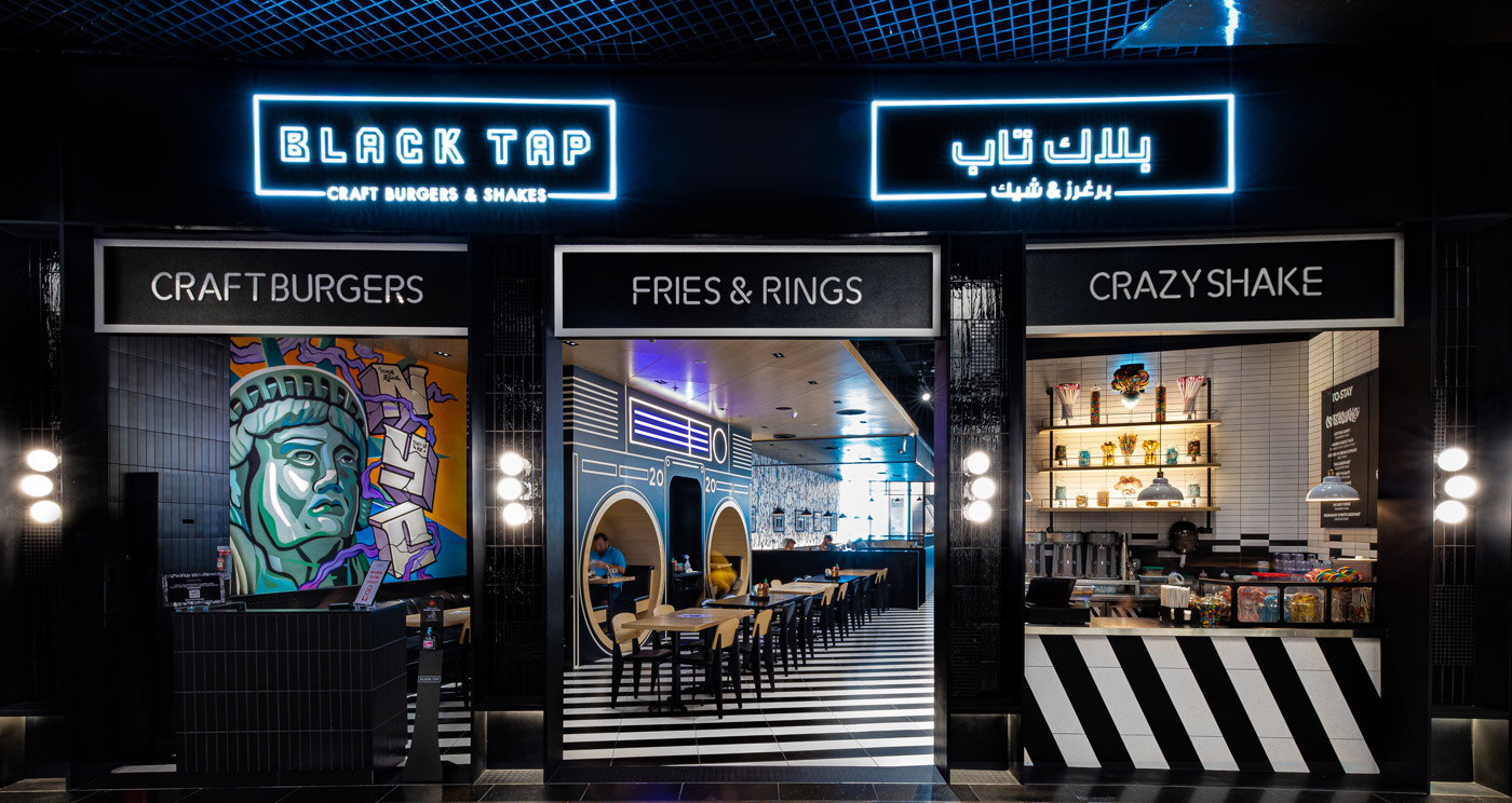Black Tap Craft Burgers & Shakes Dubai Mall logo