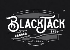 BlackJack Barbershop Bay Avenue logo